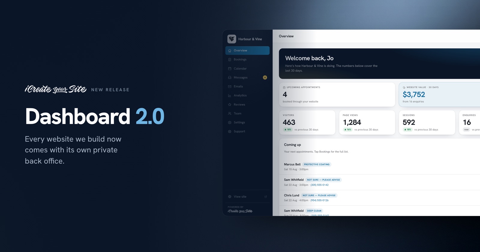 Dashboard 2.0: A Private Client Dashboard, Built Into Every Website