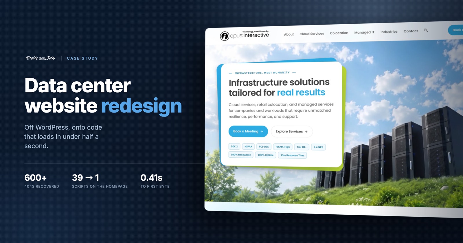 Their Website Was Costing Them Customers: A Data Center Redesign